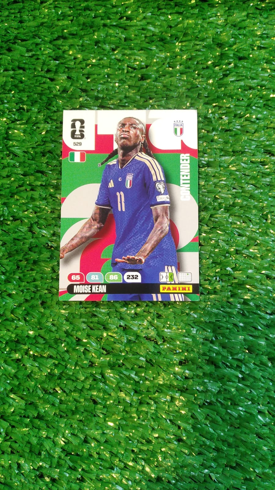 529 adrenalyn 2026 Moise Kean