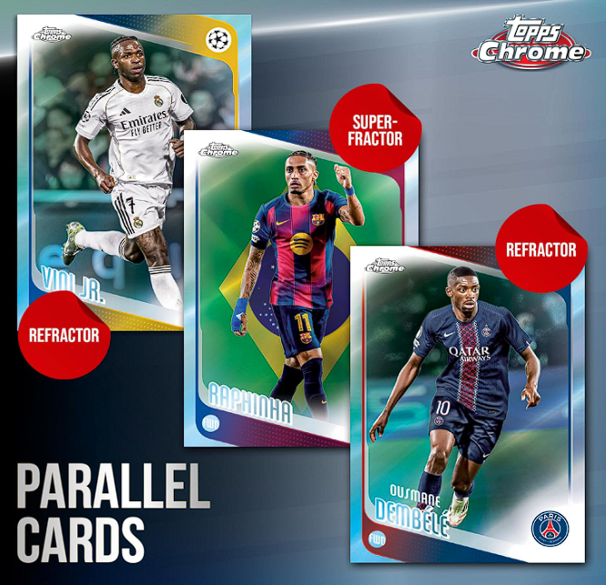 Box de 7 sobres 2025-26 Topps Chrome UEFA Club - Imagen 5