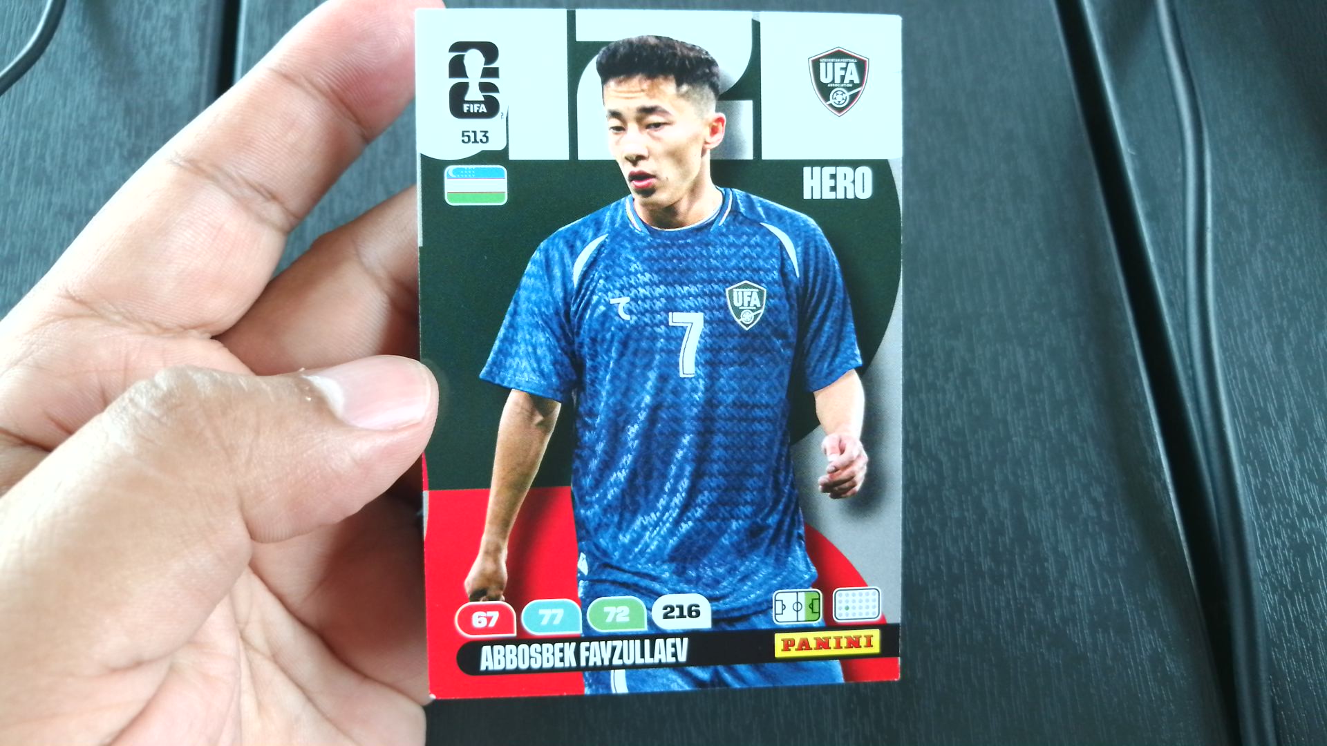 513 adrenalyn 2026 Abbosbek Fayzullaev